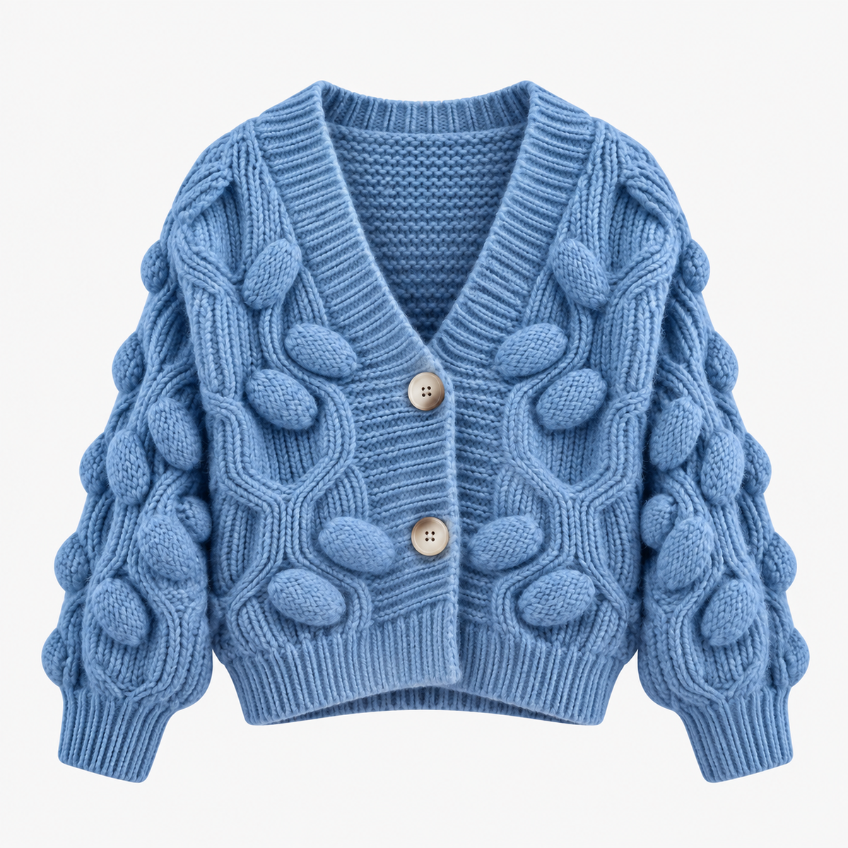 Dámský volnočasový růžový pletený cardigan