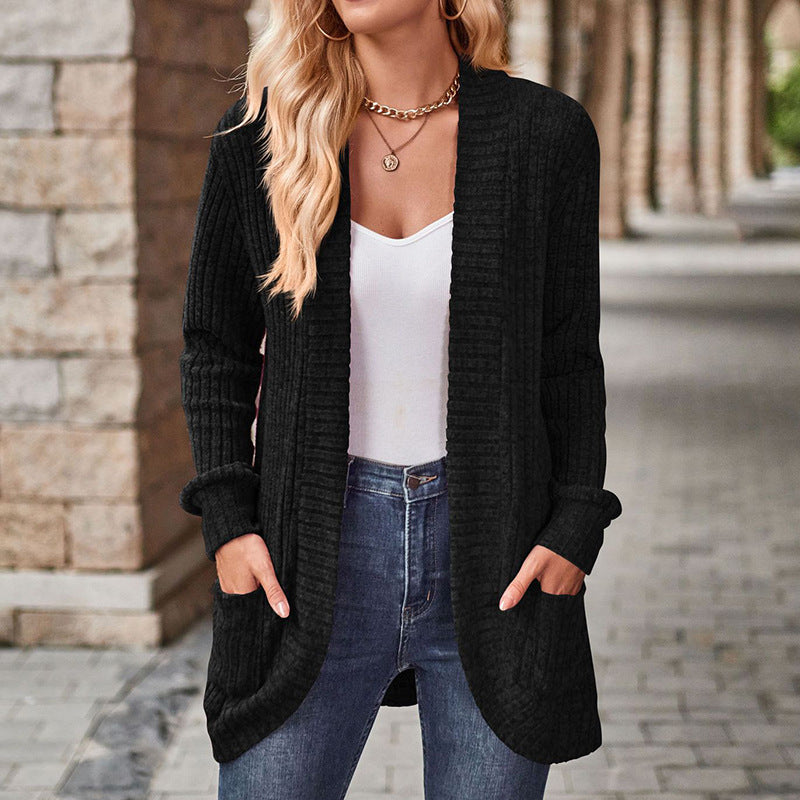 Cardigan Léger à Manches Longues Femme 2