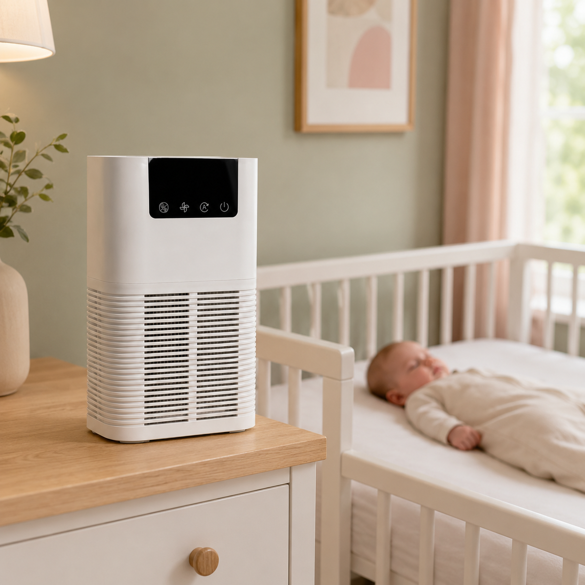 LuftRein Purificateur d'Air HEPA - Purificateur Compact pour la Maison