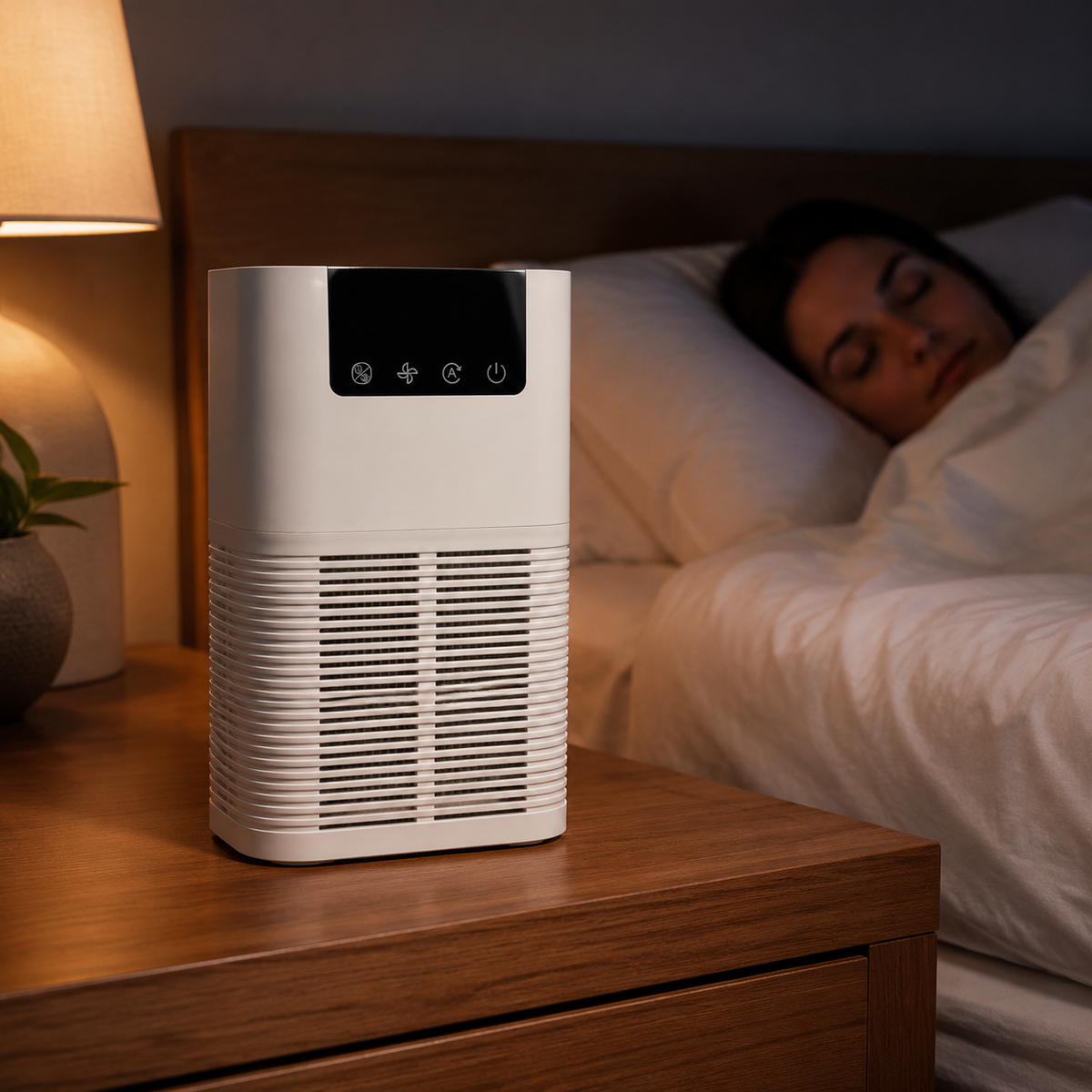LuftRein Purificateur d'Air HEPA - Purificateur Compact pour la Maison