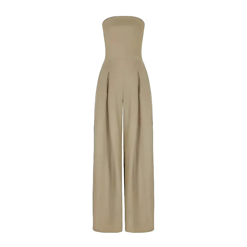 Combinaison Femme sans manches en polyester, élégante et confortable