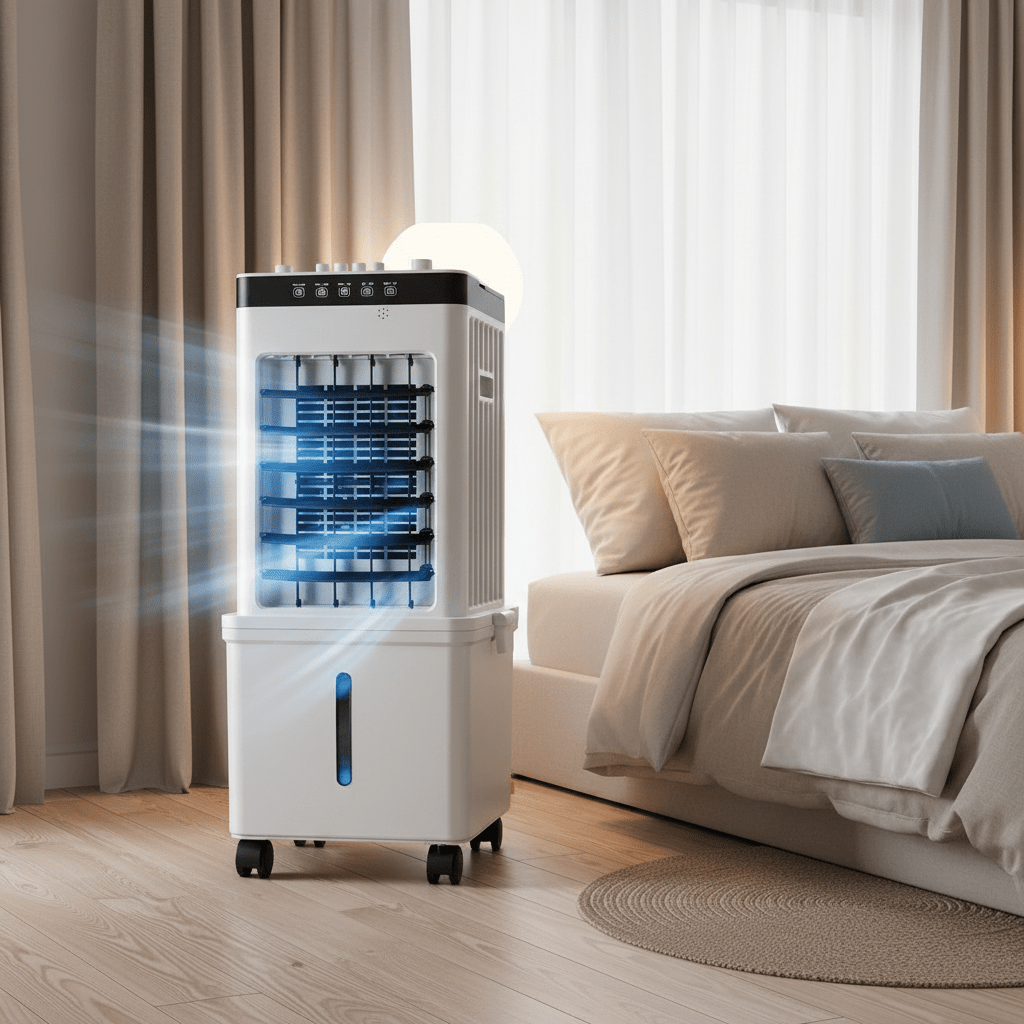 COOLNOVA - Refroidisseur d'air mobile - Fraîcheur 3-en-1 flexible pour la maison