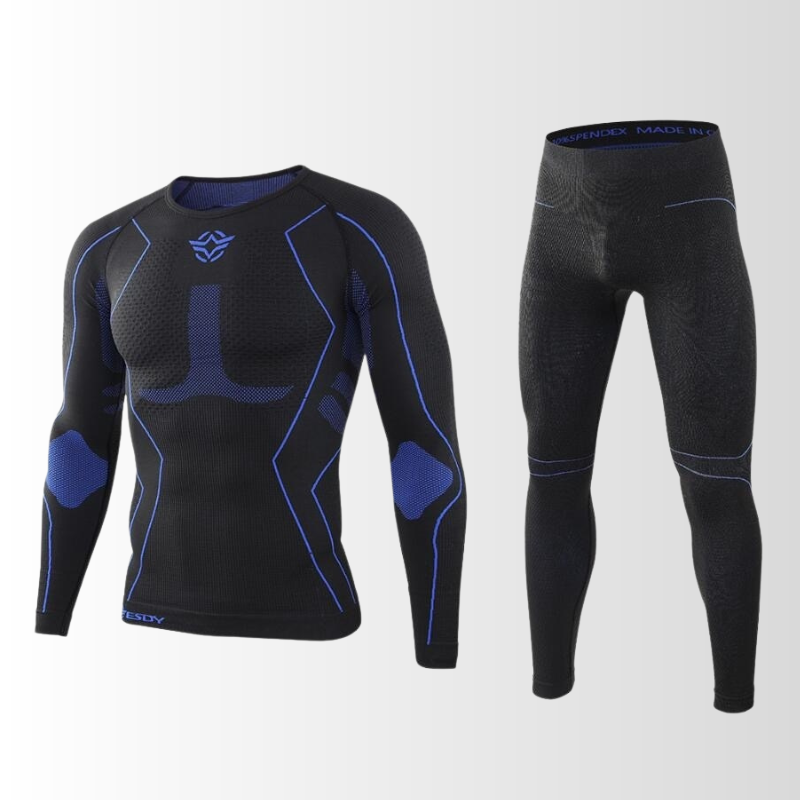 Ensemble de Sous-Vêtements Thermiques pour Homme - Sans Couture, Évacuation de l'Humidité