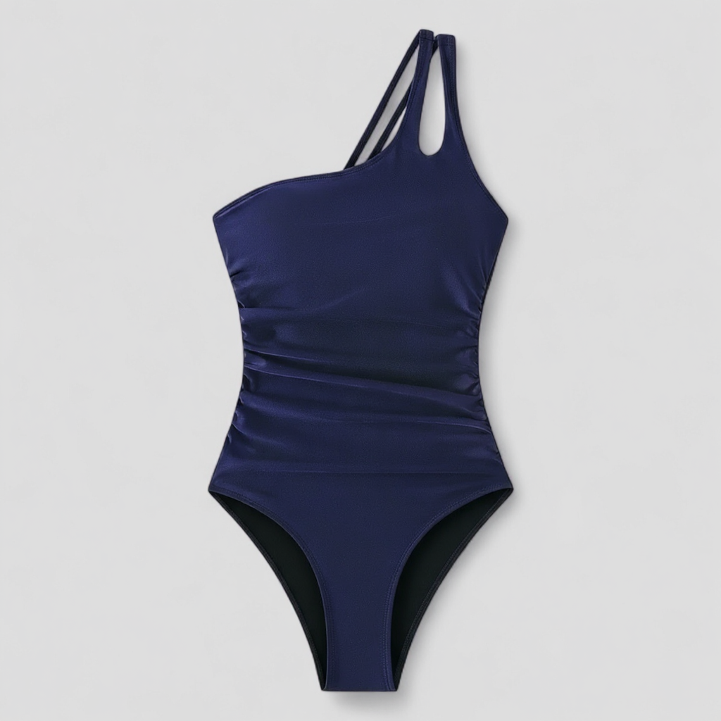 Asymmetrischer Badeanzug für Damen, Damenbadeanzug