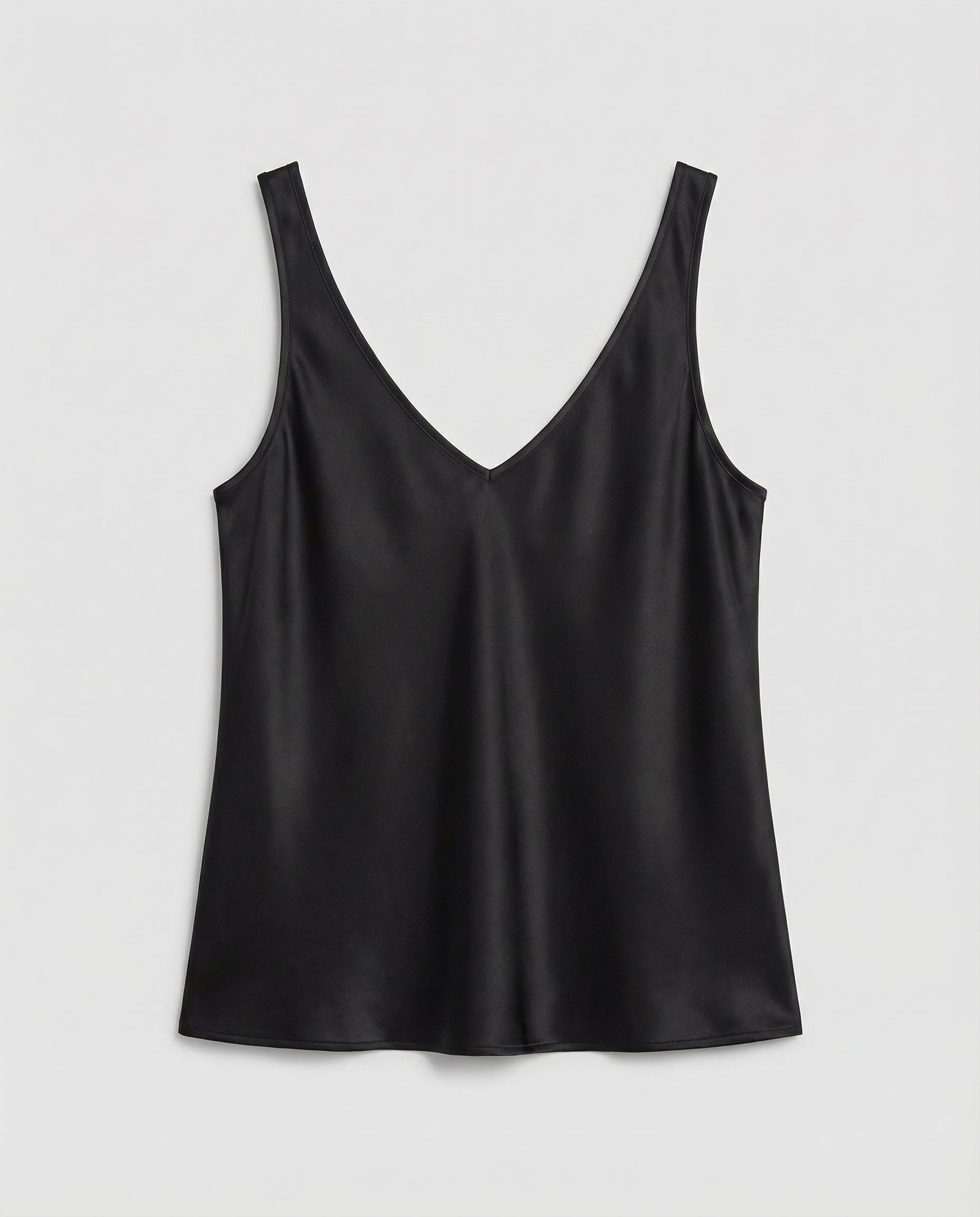 Débardeur Noir Femme Élégant Minimaliste 2