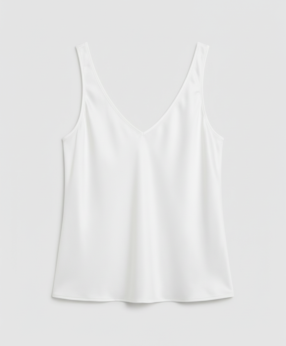 Débardeur Noir Femme Élégant Minimaliste 8