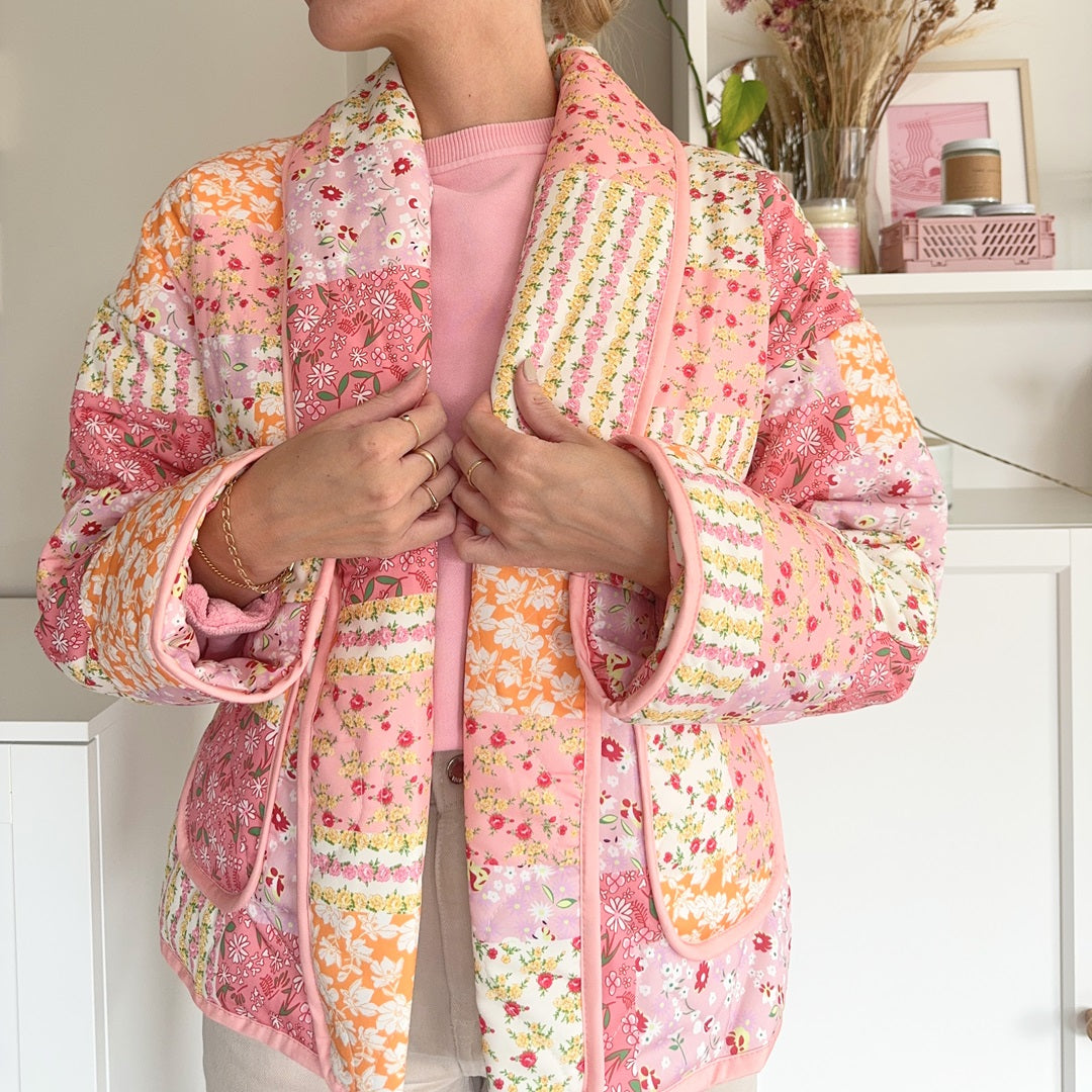 Doudoune Femme Florale Chic Décontractée 1