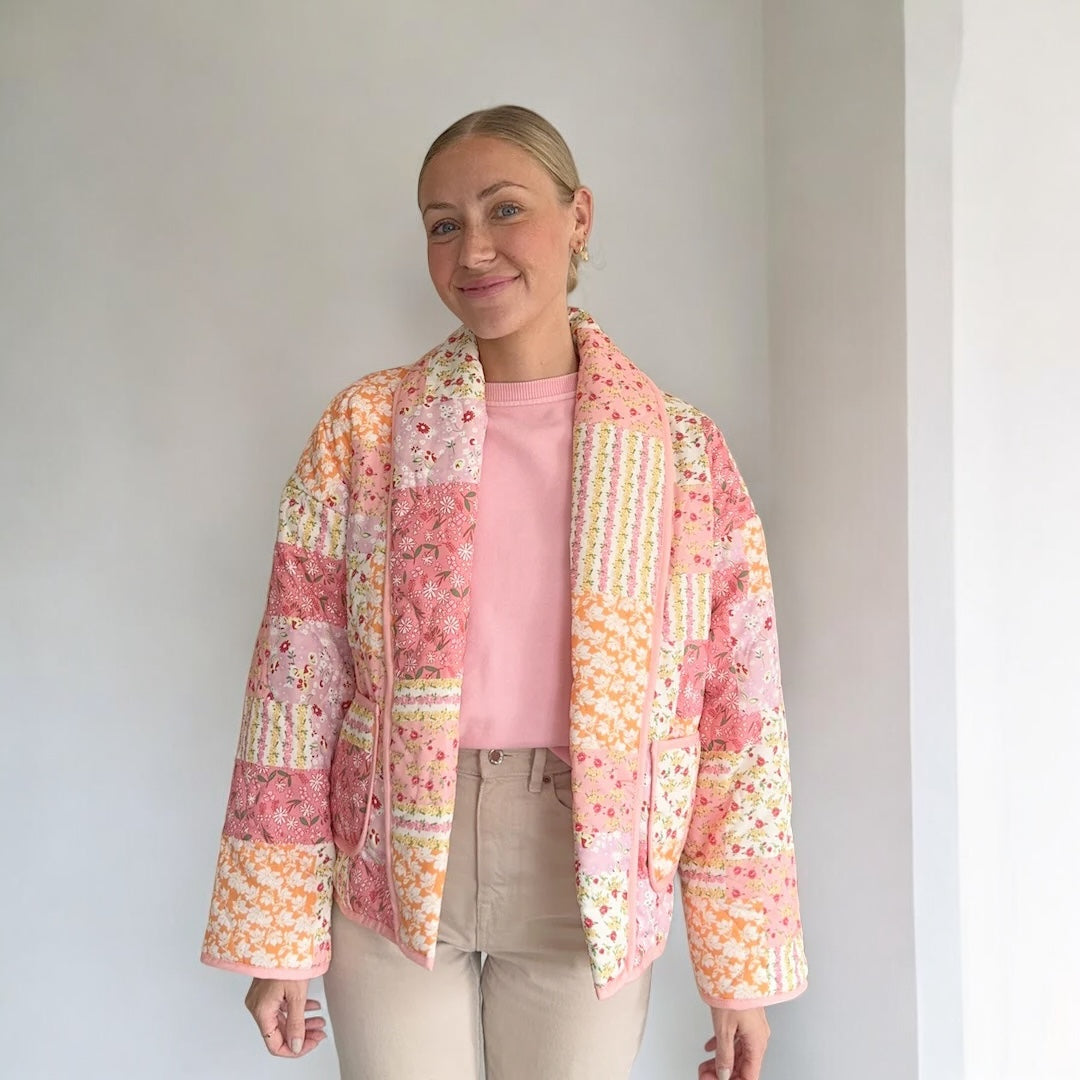 Doudoune Femme Florale Chic Décontractée 2