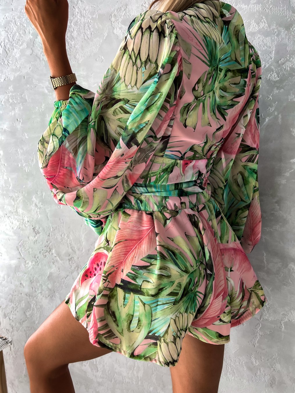 Ensemble Élégant Femme Short Chemisier 5