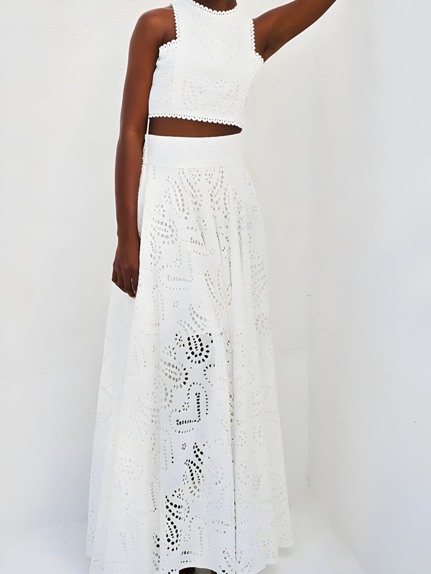Damen Nachthemd-Set aus schwarzer Spitze und Satin, kurz und fließend, 2-teilig