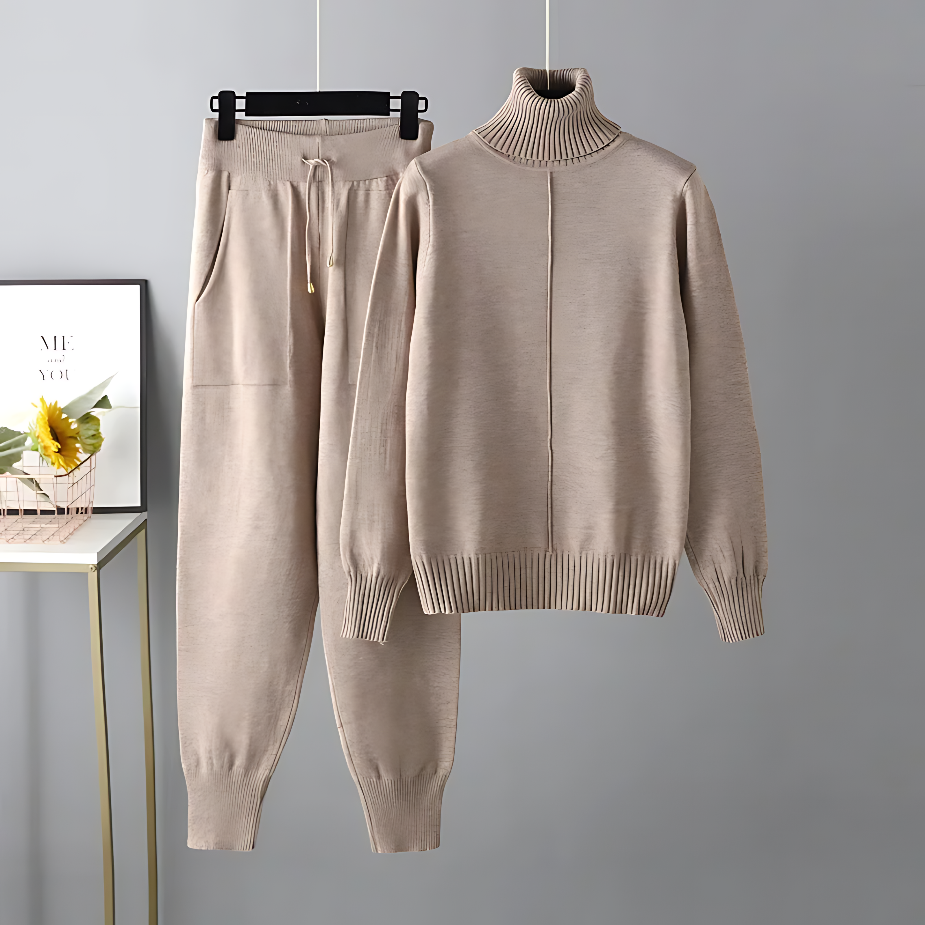 Ensemble Élégant à Col Roulé Femme 4