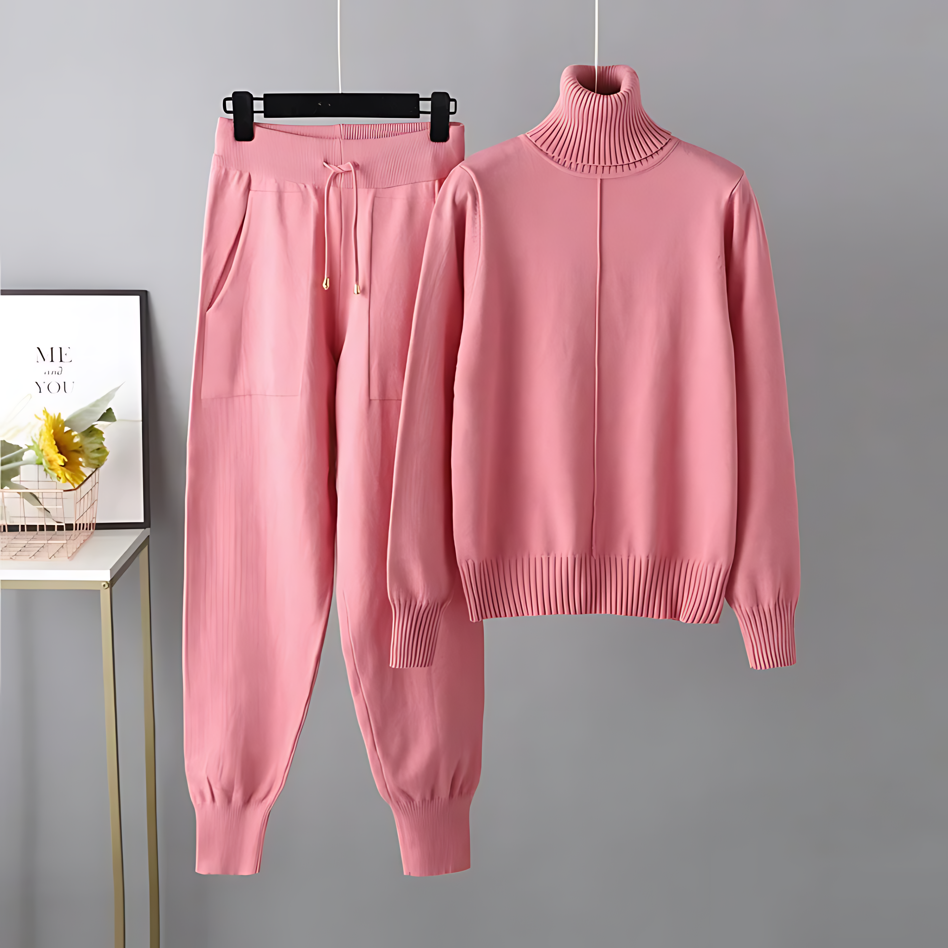 Ensemble Élégant à Col Roulé Femme 5
