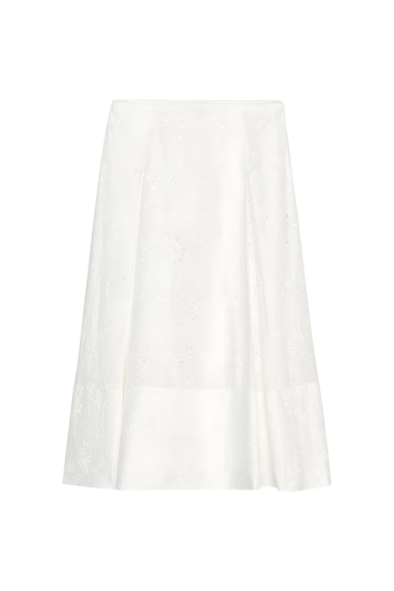 Ensemble Femme Haut Brodé Jupe Coton Fluide