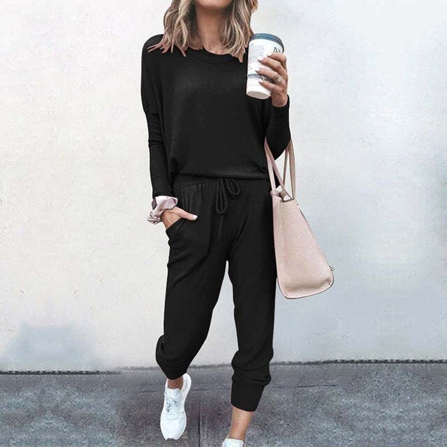 Ensemble Jogging Femme Décontracté Deux Pièces 3