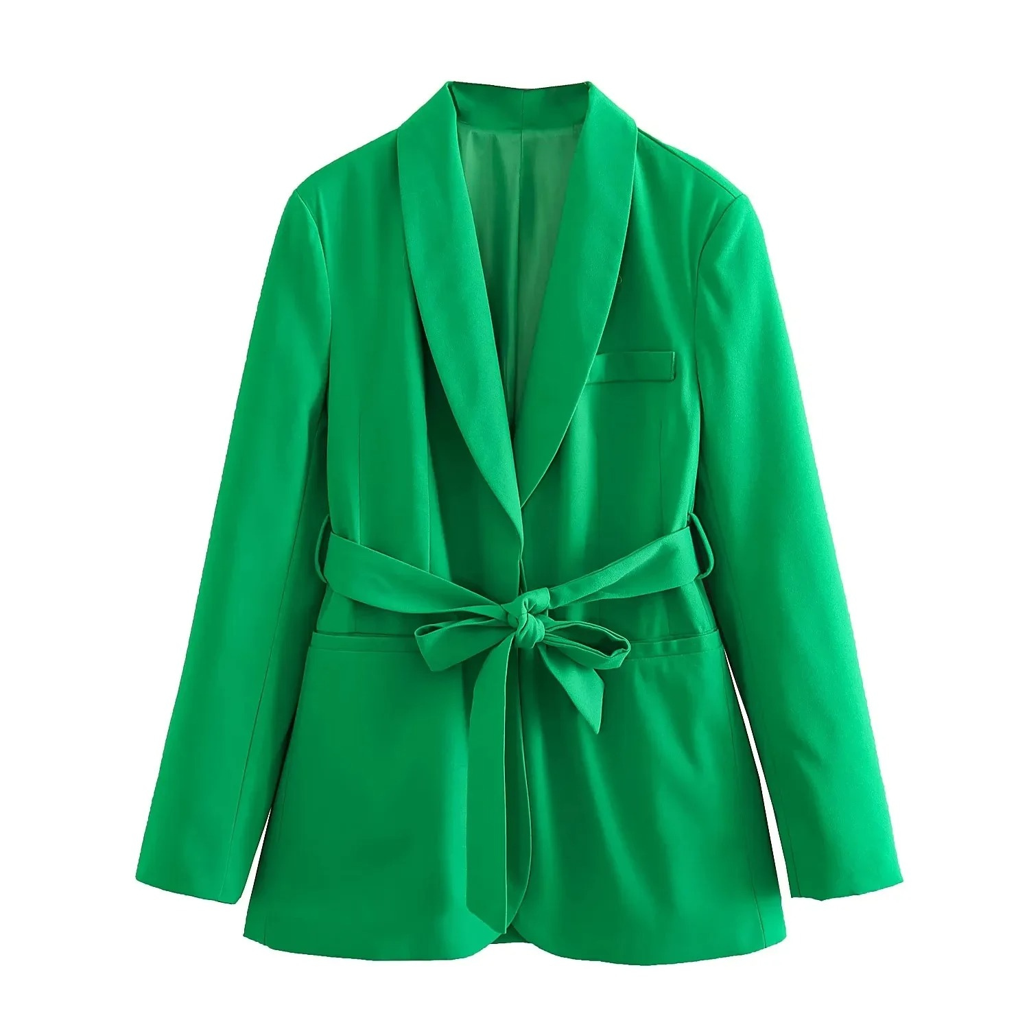 Ensemble Tailleur Femme Élégant Blazer Pantalon 4