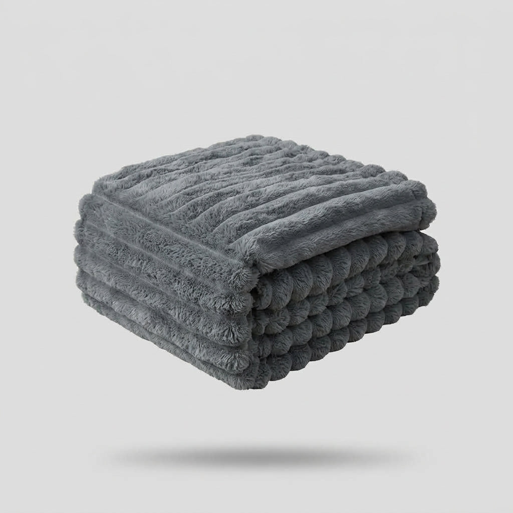 Plaid Peluche Épais Ultra Doux pour Canapé et Lit