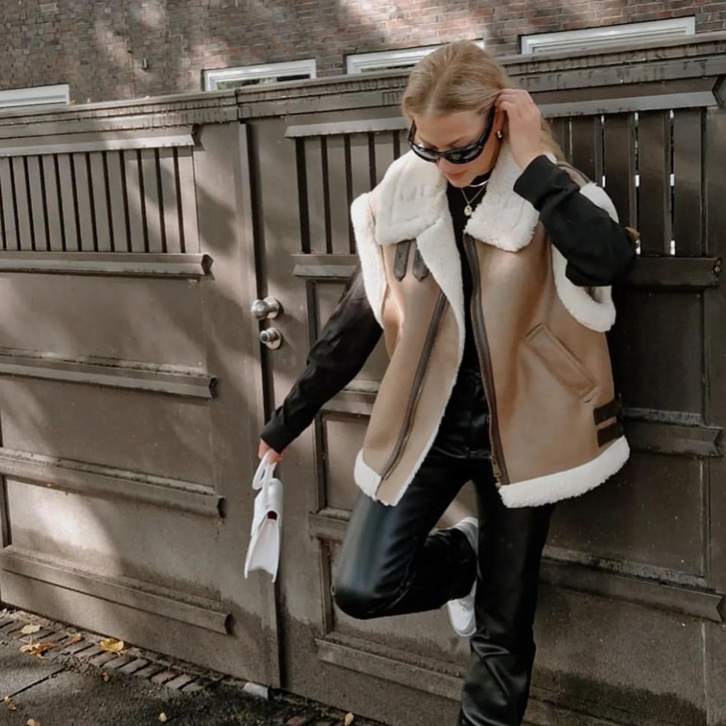 Gilet Confortable en Suède 6