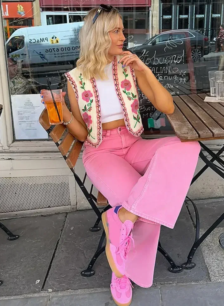 Gilet Floral Élégant pour Femme 5