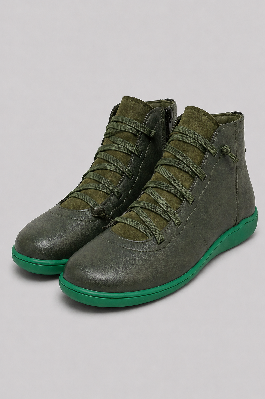 Bequeme Damenstiefeletten, elegant aus weichem Leder