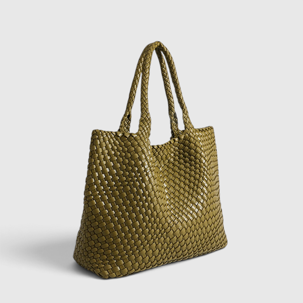 Sac Cabas Tissé – Sac à Main de Luxe au Design Spacieux