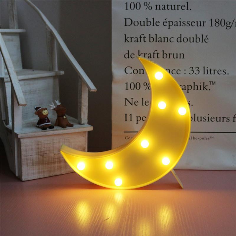 Veilleuse LED 3D Nuage et Lune – Douce Lumière du Soir