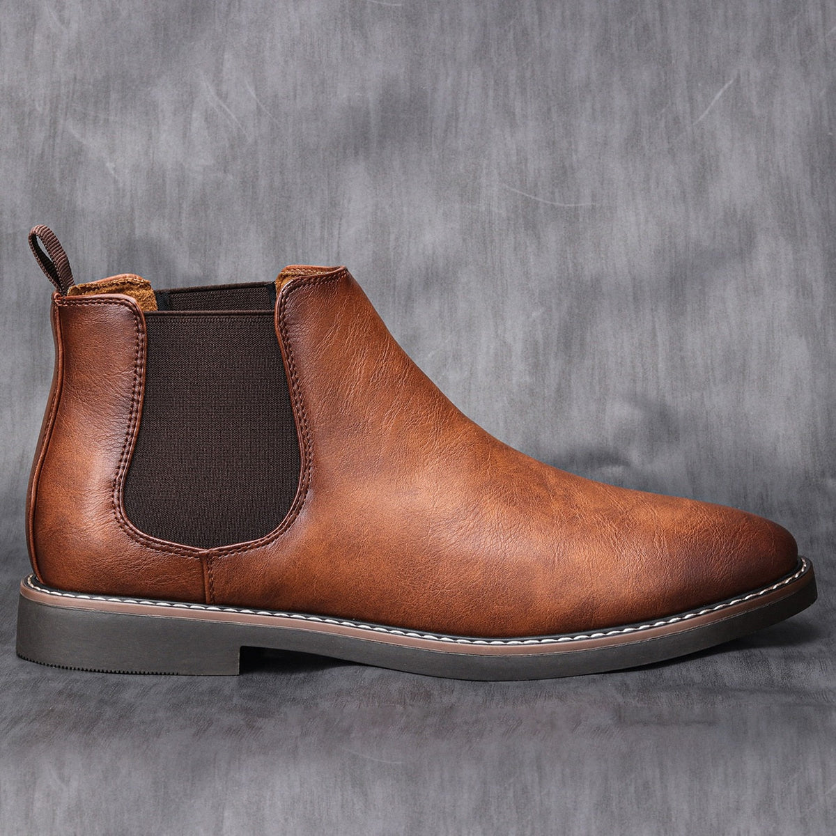 Bottines Chelsea pour Homme avec Empiècements Élastiques
