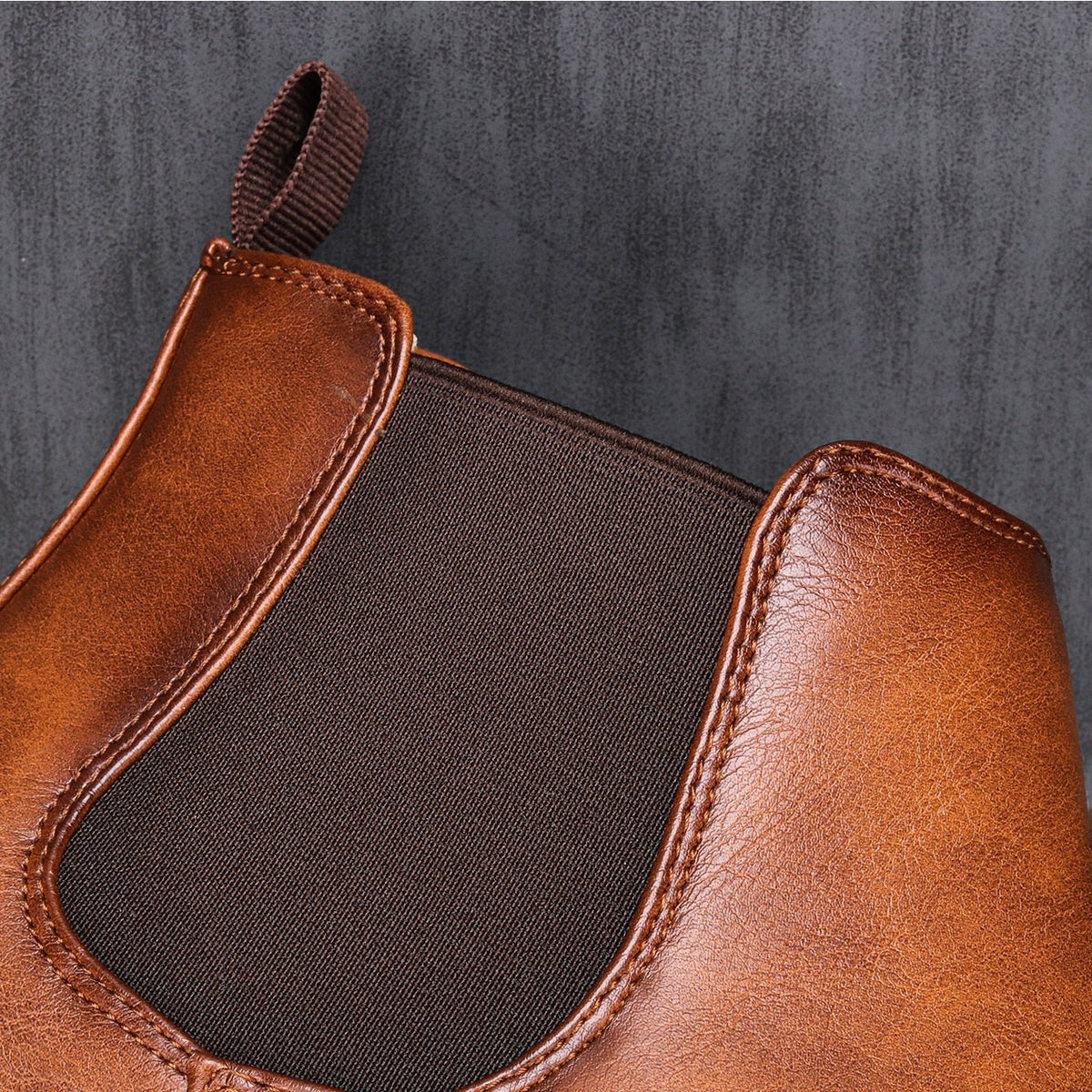 Bottines Chelsea pour Homme avec Empiècements Élastiques
