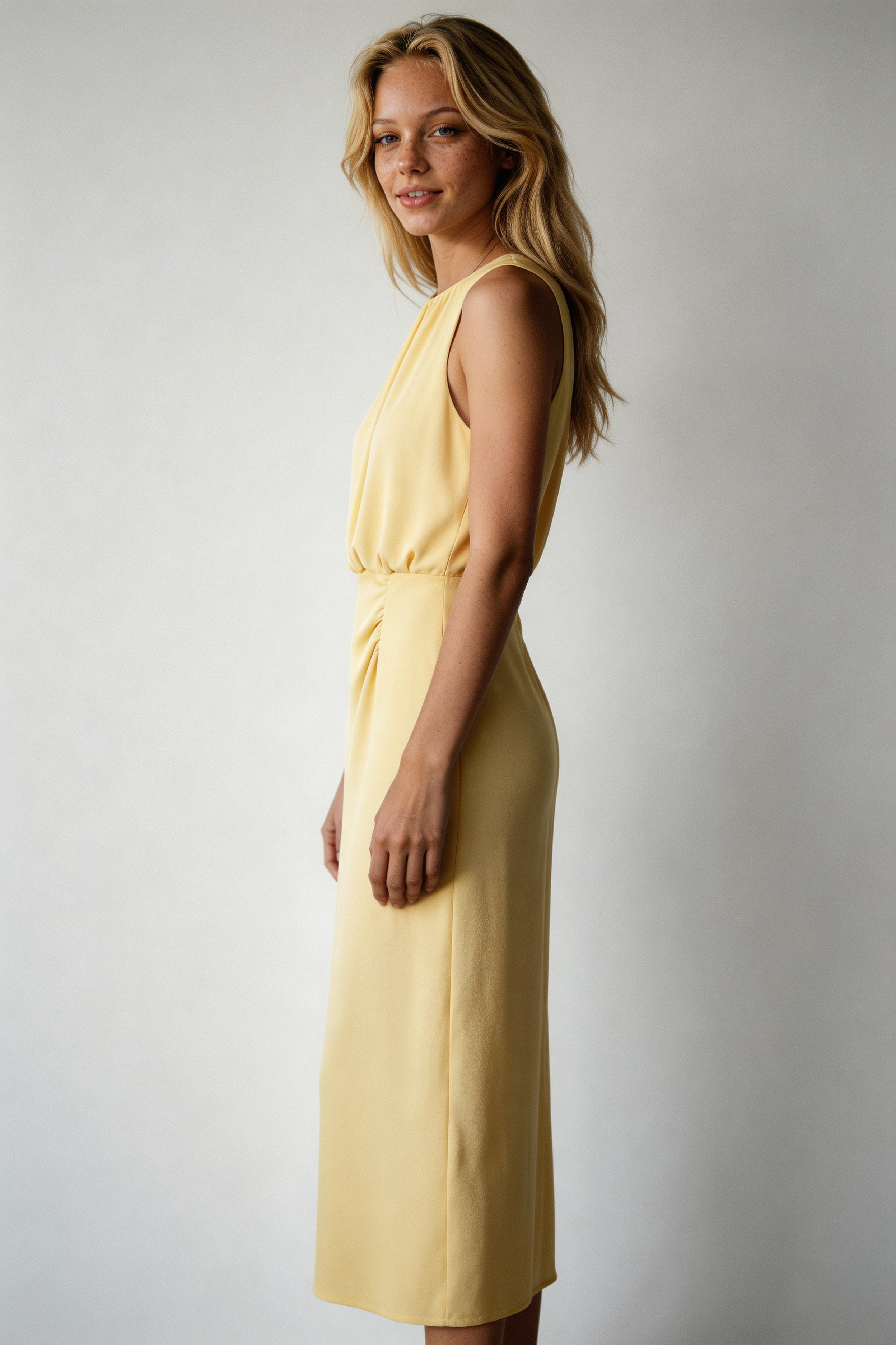 Elegantes Midikleid für Damen, bequem aus Jersey, ideal für
