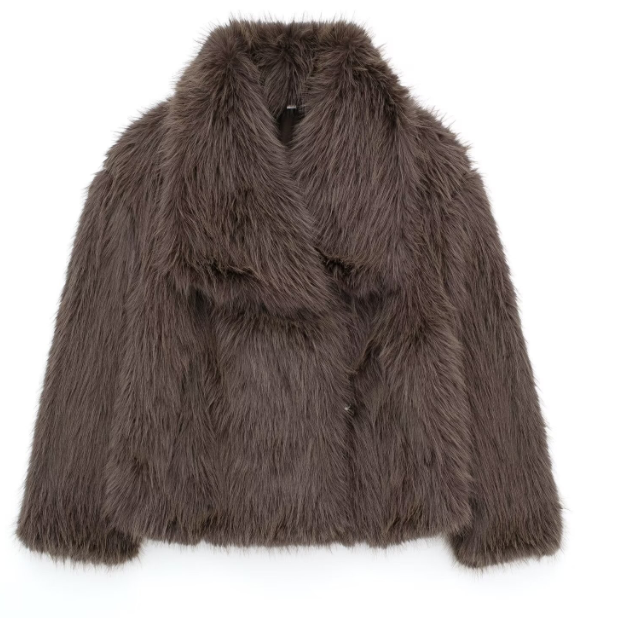 Manteau Femme Élégant en Fausse Fourrure 7