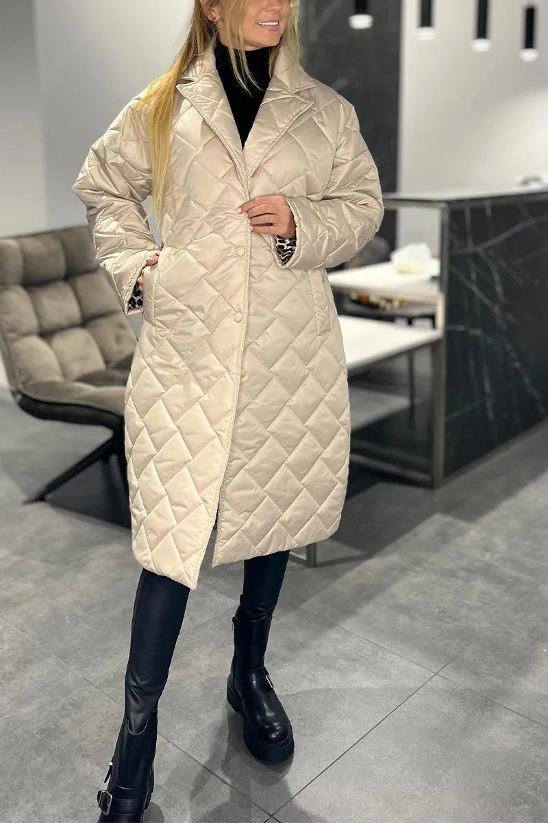 Manteau Femme Hiver Réversible Chic 6