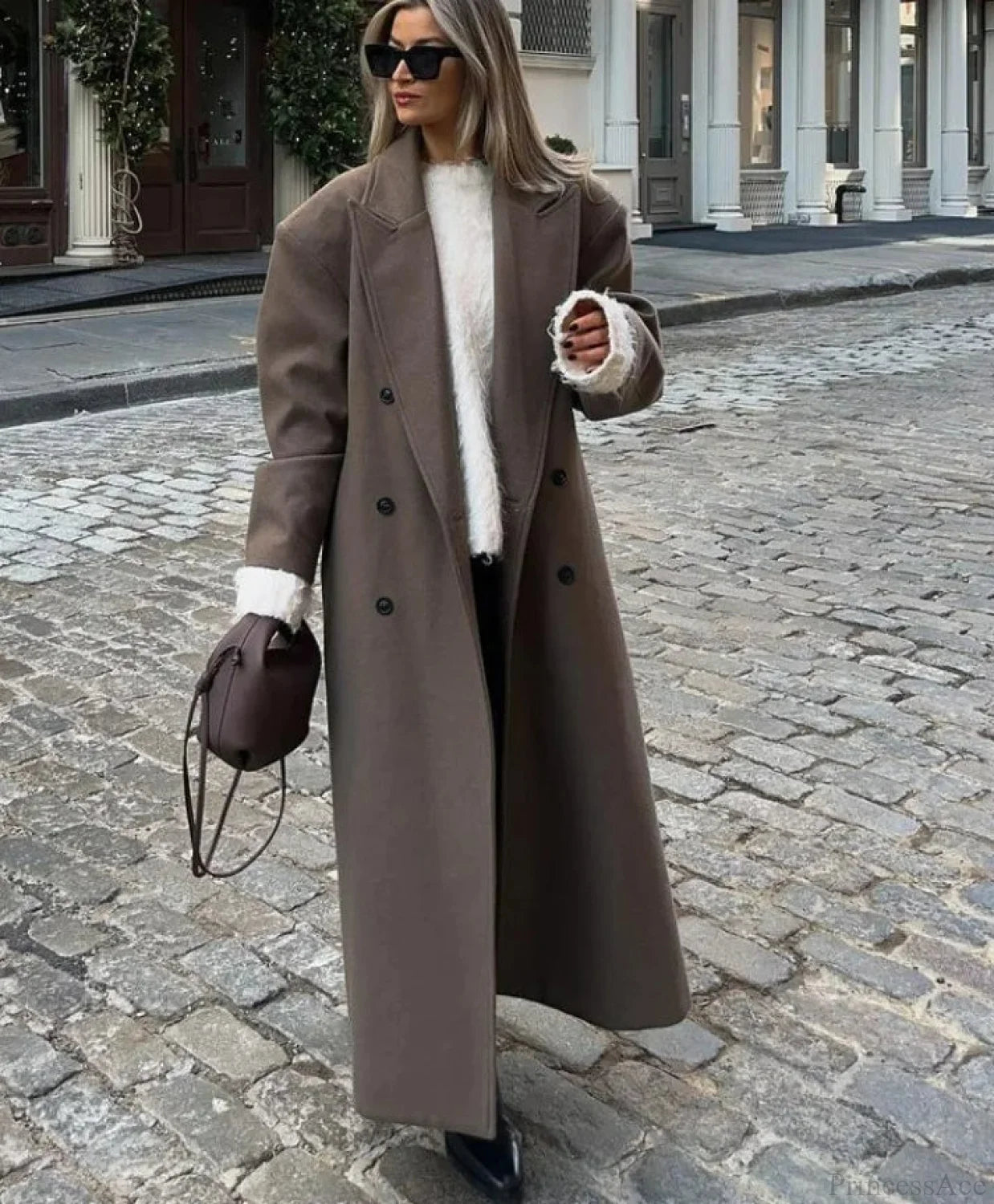 Manteau Femme à Double Boutonnage 1