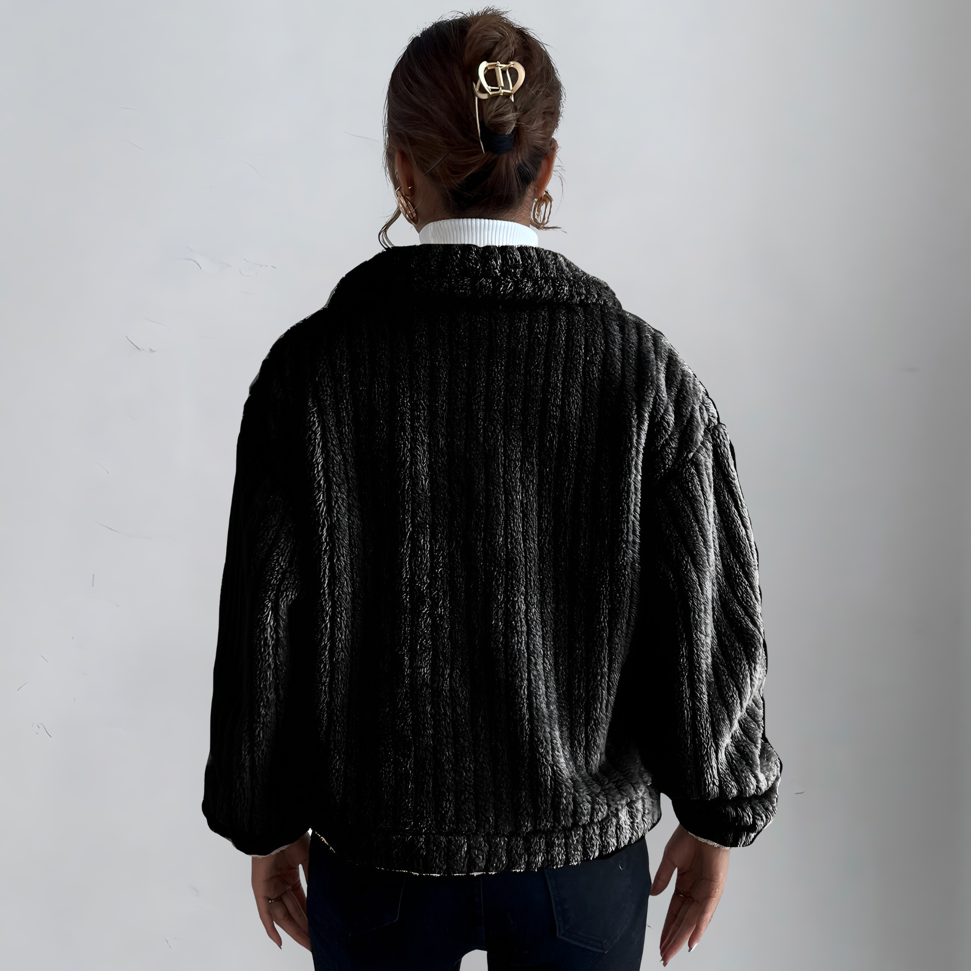 Manteau Hiver Femme Doux et Pratique 6