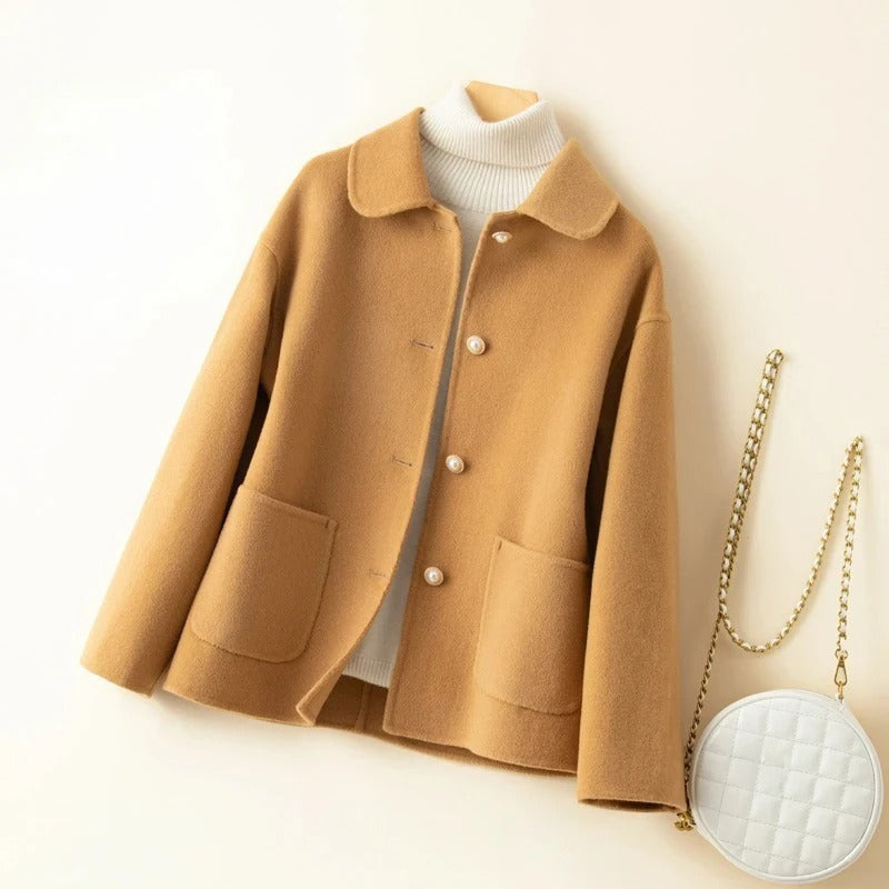 Manteau Hiver Femme Élégant Court 2