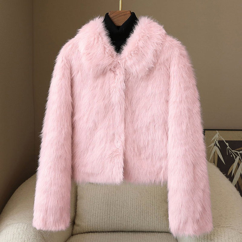 Manteau Hiver Femme Élégant Court 3