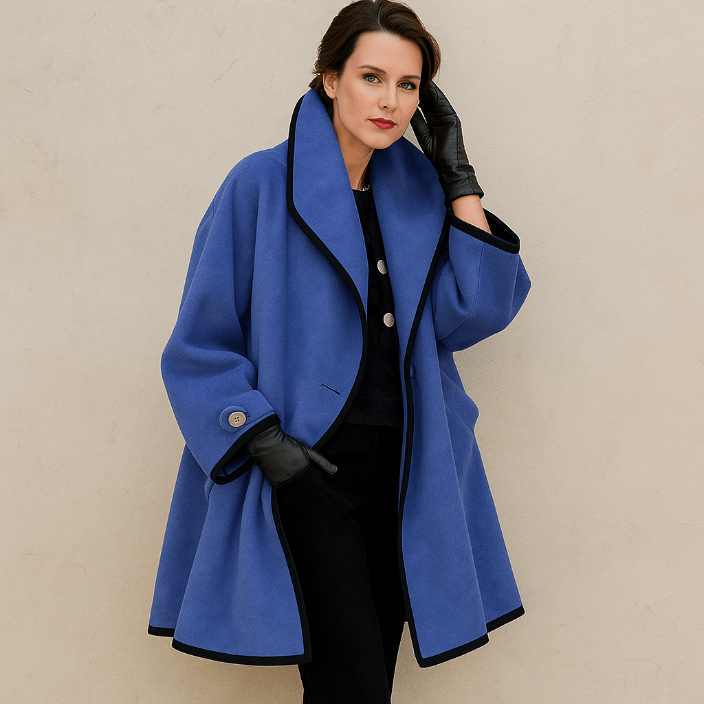 Manteau Hiver Femme Élégant Trench Long 4