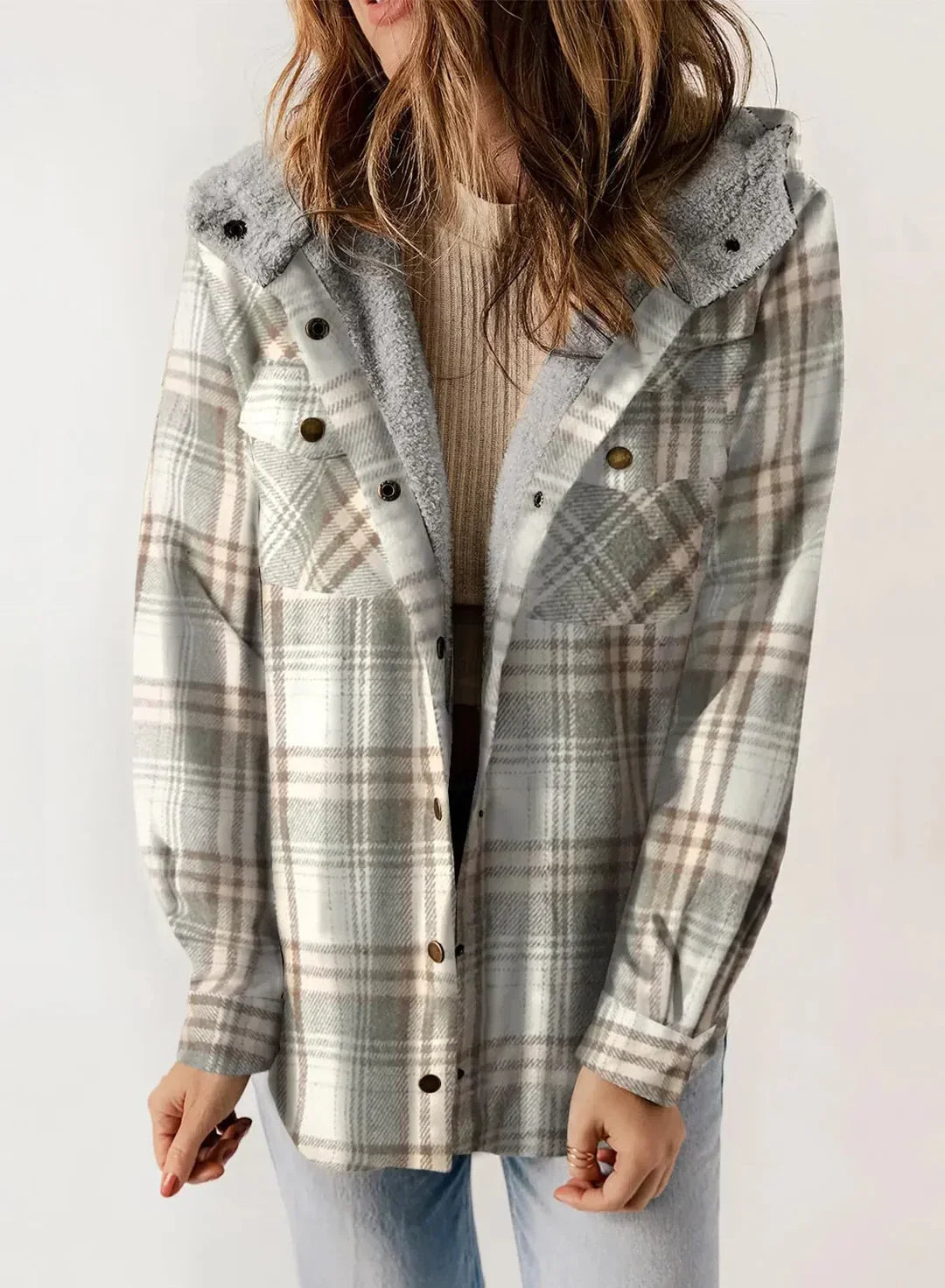 Manteau Hiver Femme Imprimé à Capuche 5