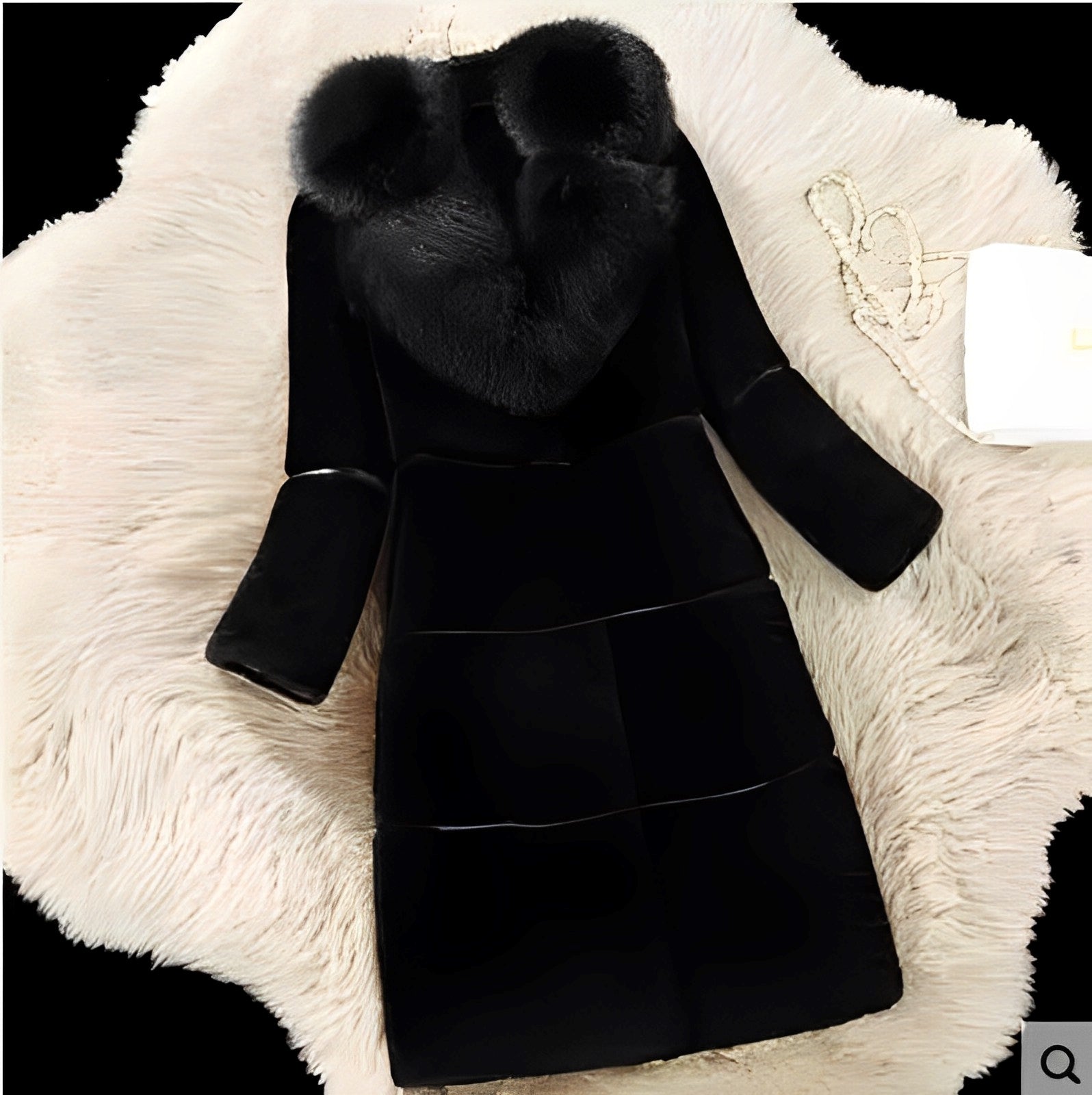Manteau d'Hiver Élégant Femme 0