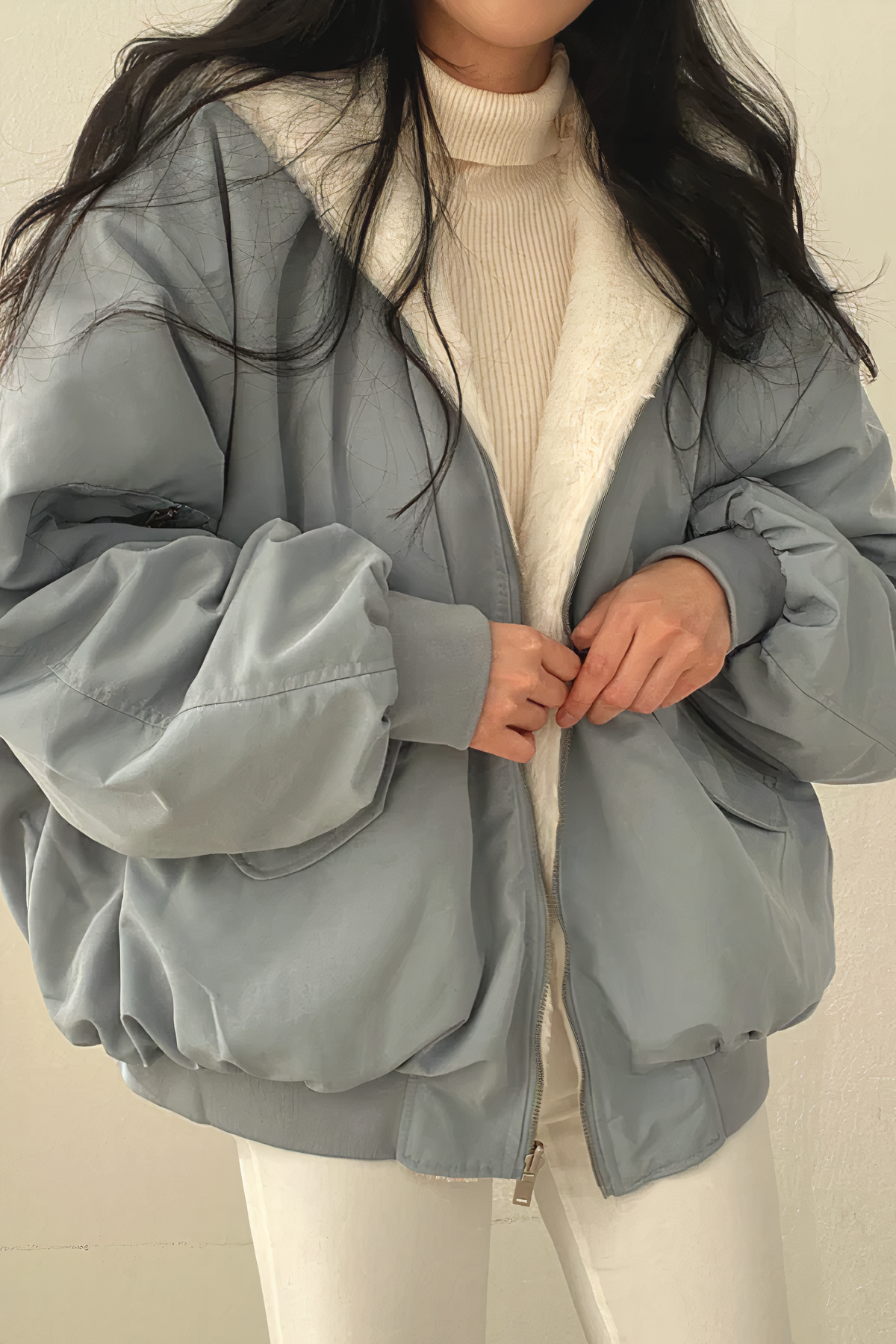 Manteau d'hiver élégant avec capuche 2