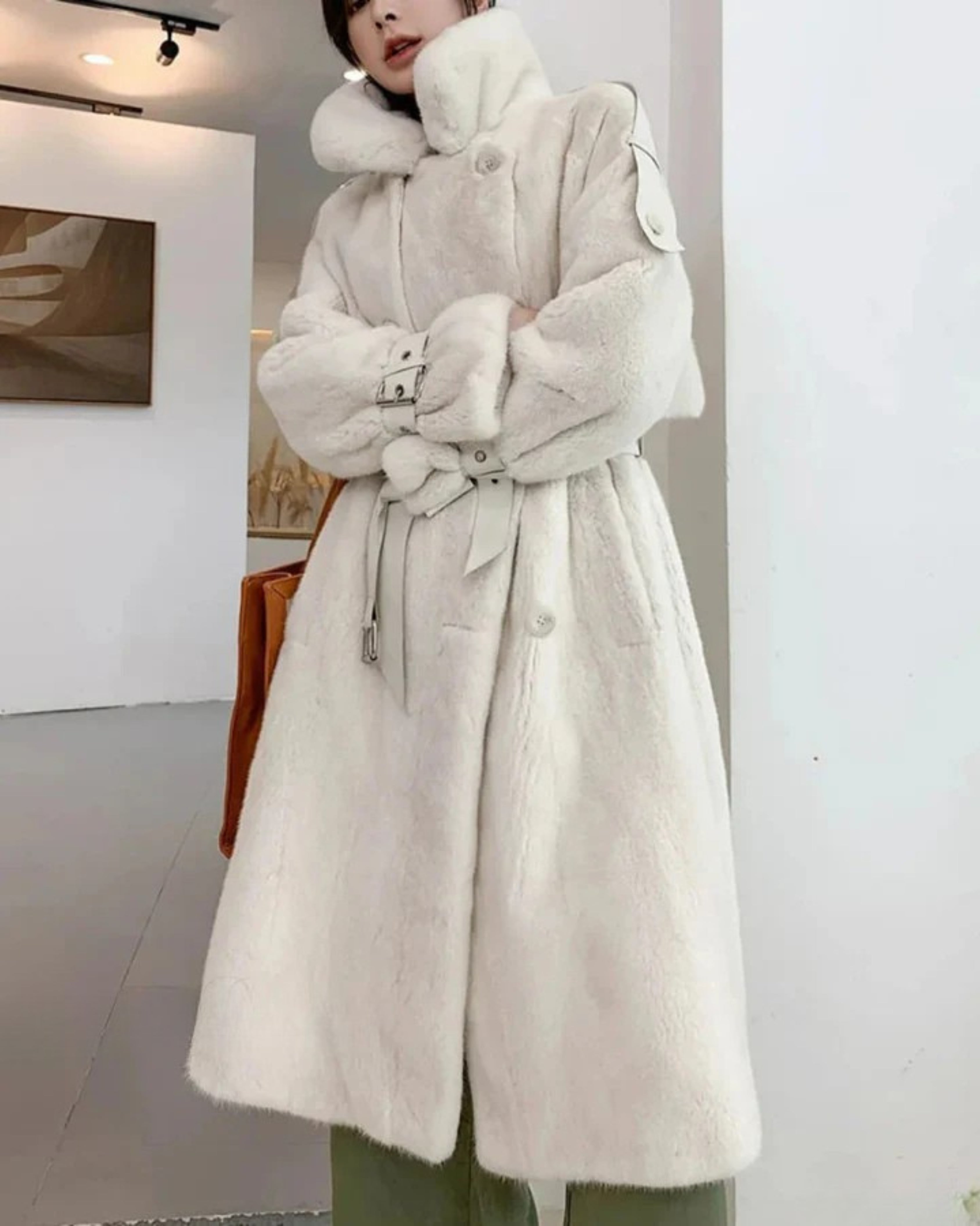 Manteau d'hiver élégant et chaud Femme Autumn Collection