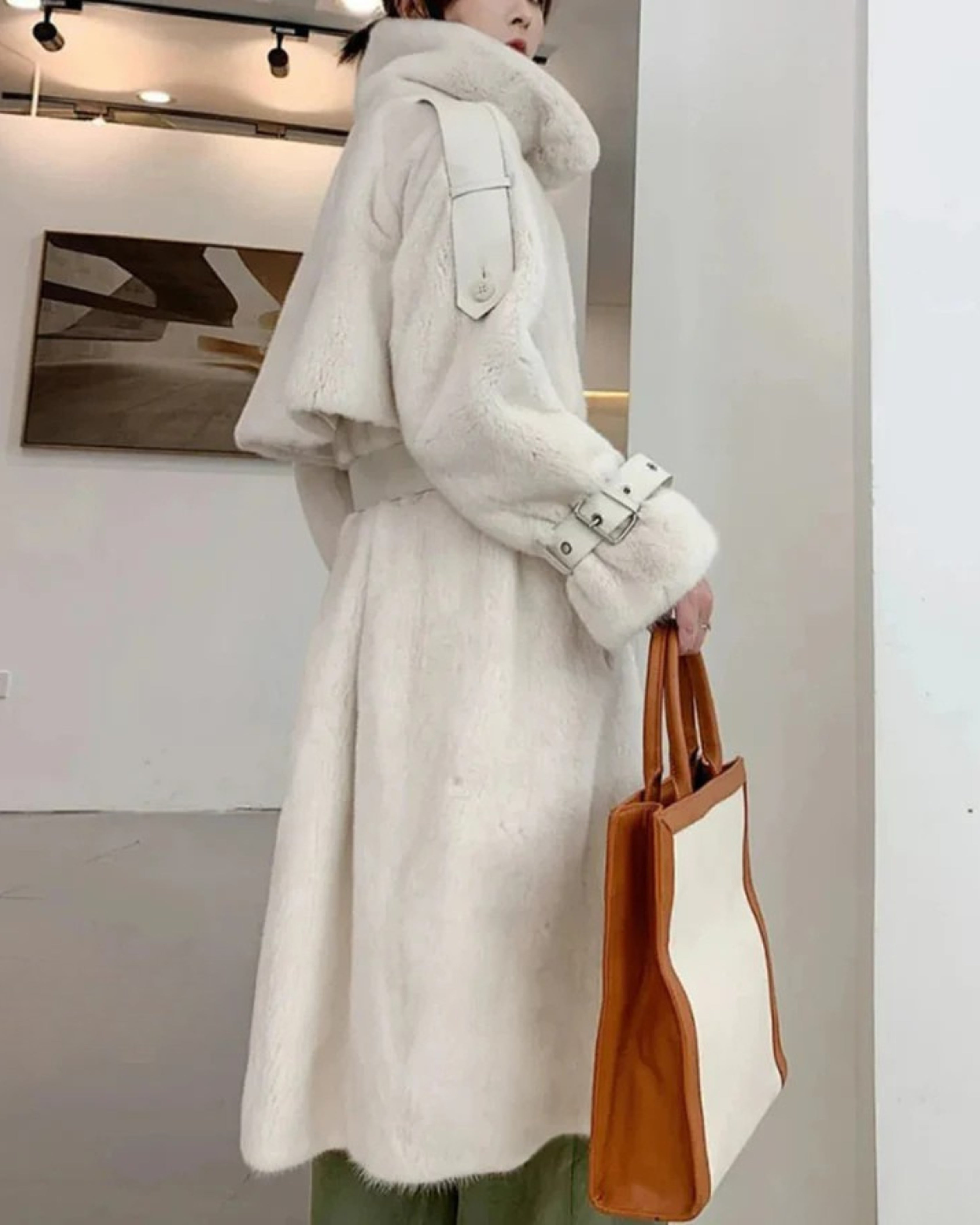 Manteau d'hiver élégant et chaud Femme Autumn Collection