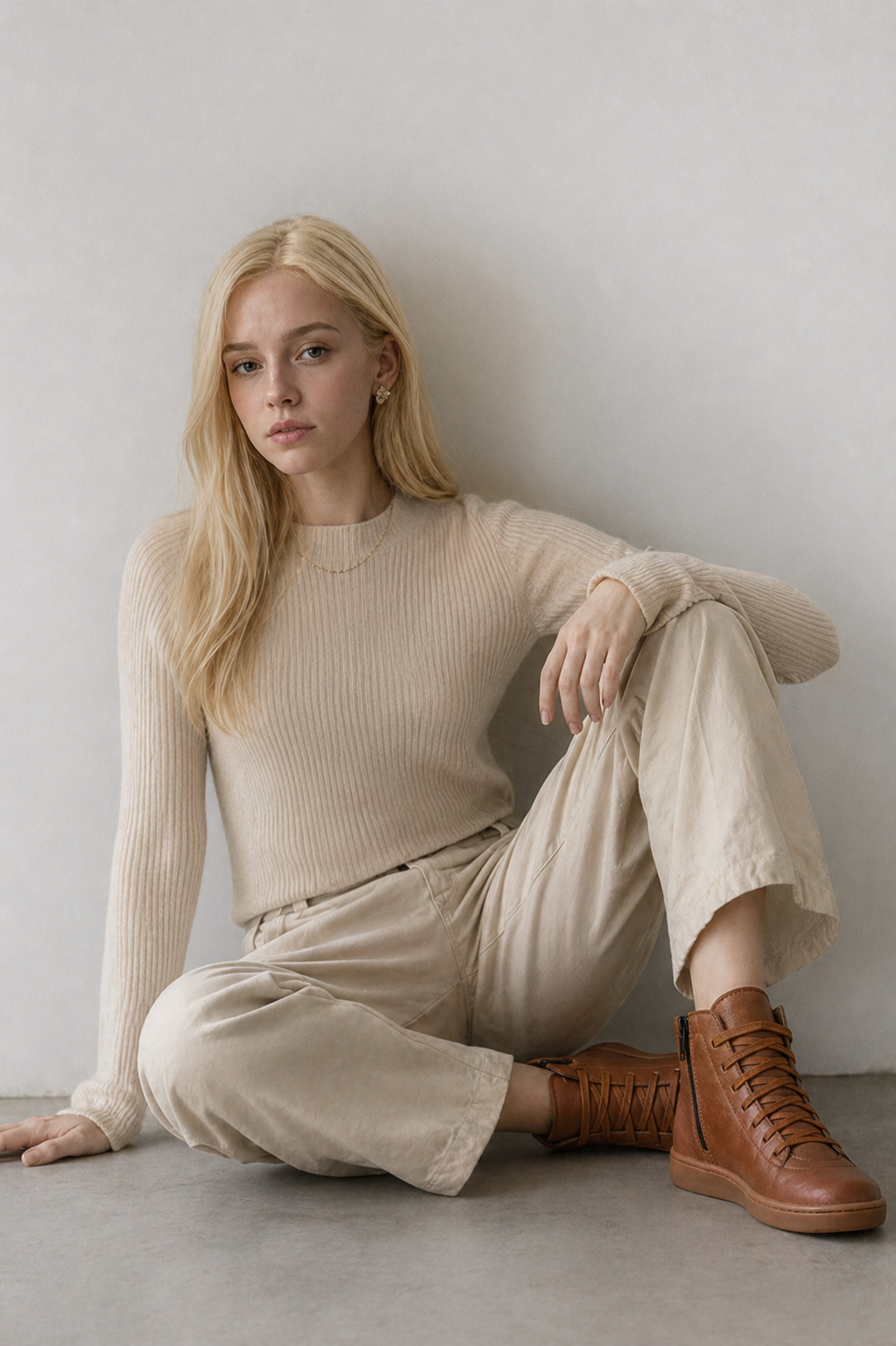 Bequeme Damenstiefeletten, elegant aus weichem Leder