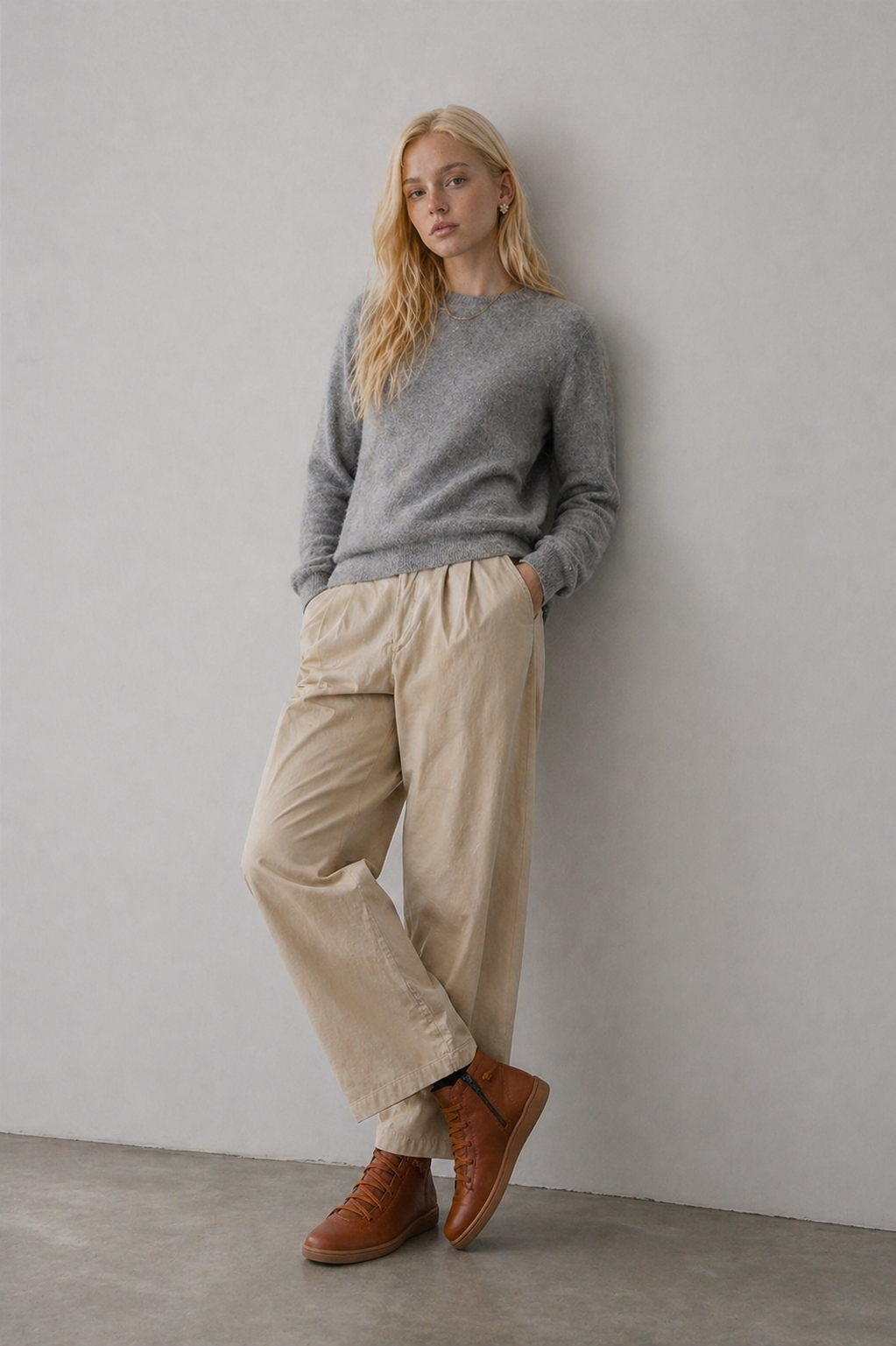 Bequeme Damenstiefeletten, elegant aus weichem Leder