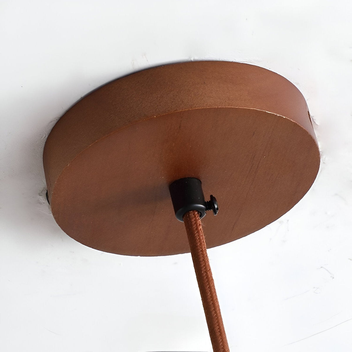 Tindara - Suspension Travertin Naturel et Bois