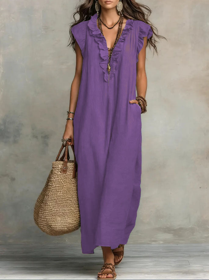 ROBE BOHÉMIENNE CHIC ET FLUIDE POUR FEMMES