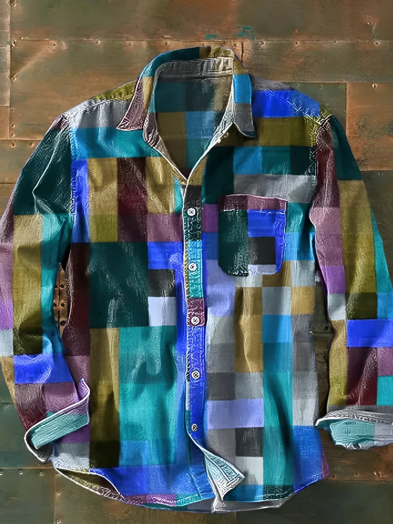 Elegante Bluse mit praktischem Taschen für einen mühelosen, stilvollen Look
