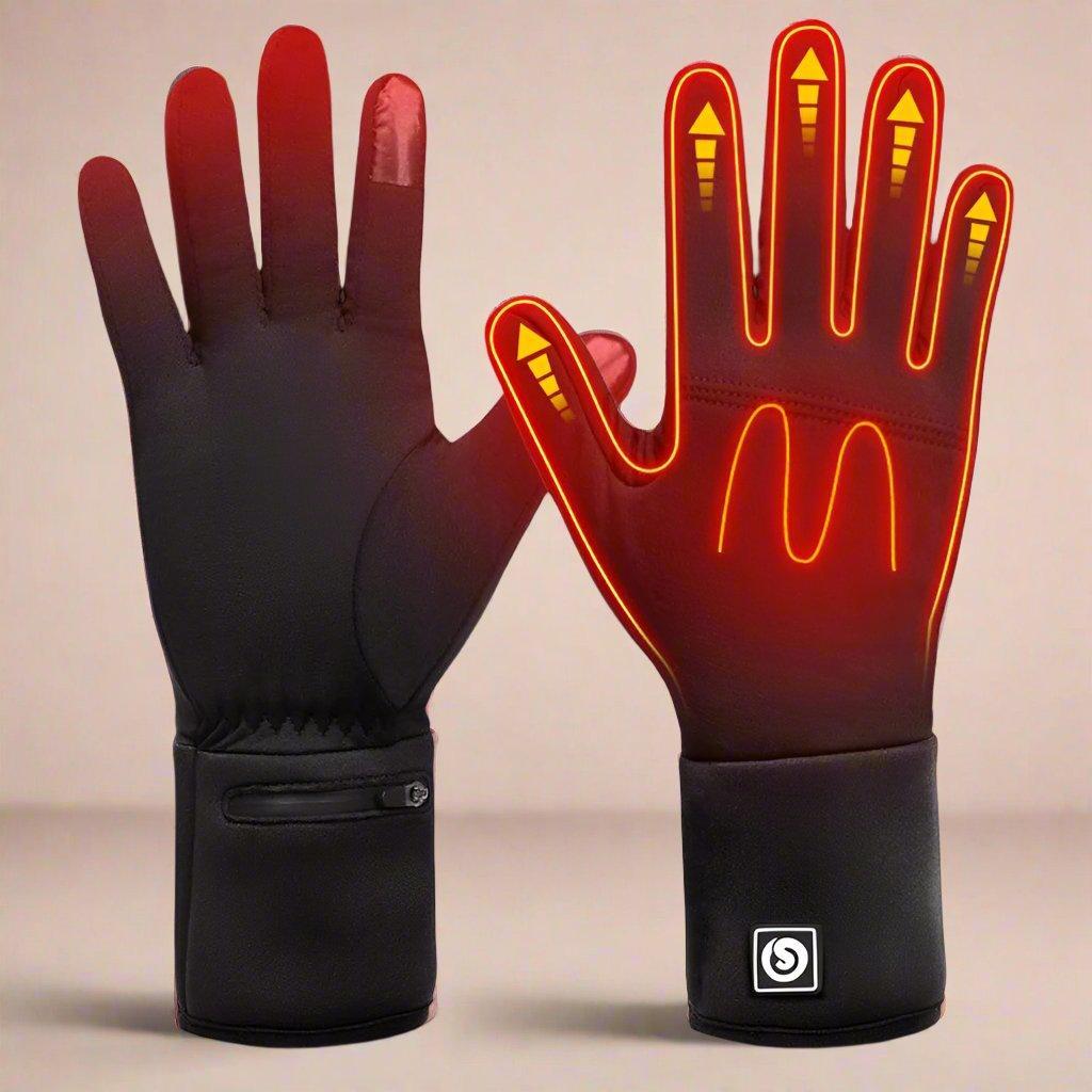 Gants d'Hiver Chauffants Unisexes - Chaleur Réglable, Jusqu'à 6 Heures