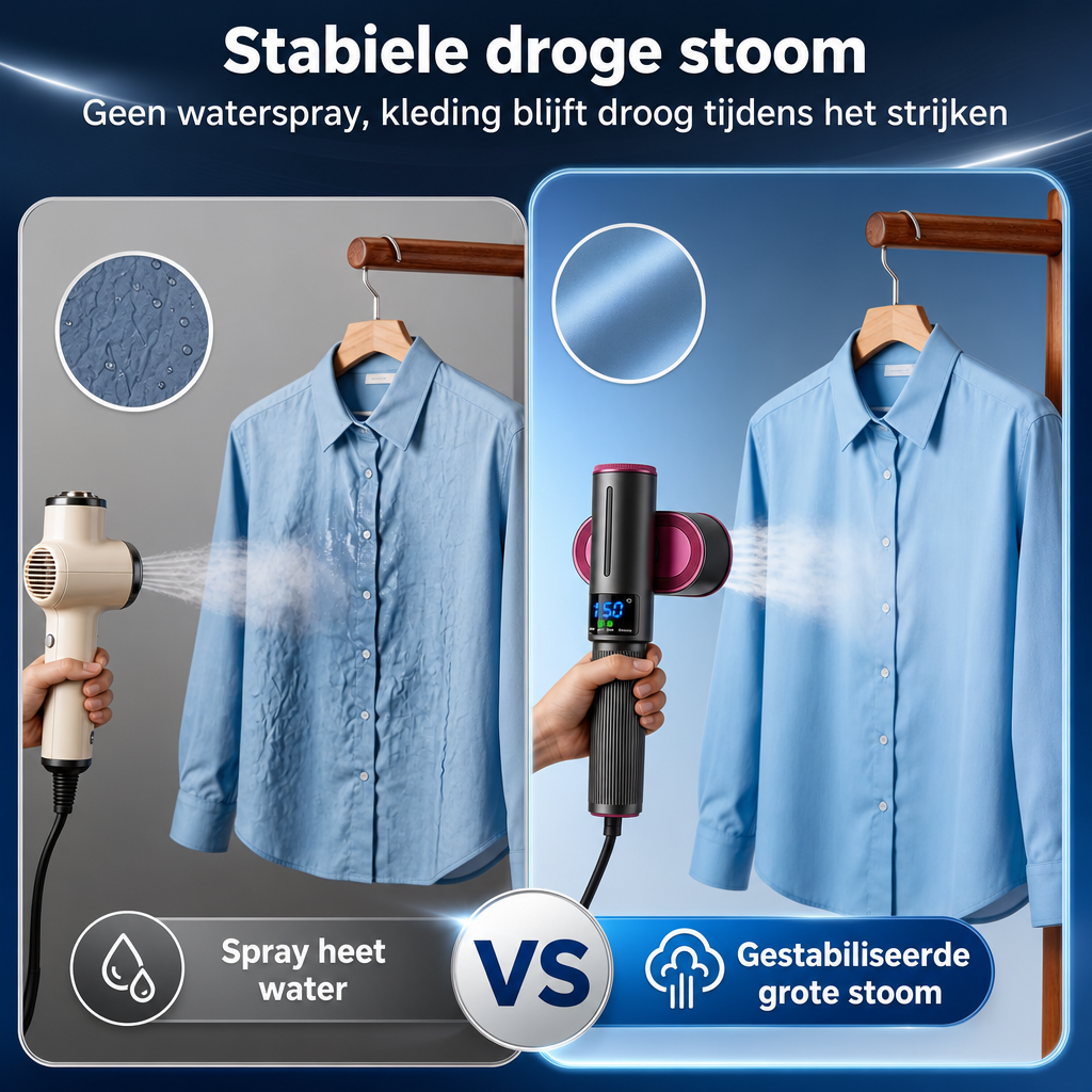 Mini Défroisseur Vapeur Portable - Défroisseur de Voyage à Chauffe Rapide