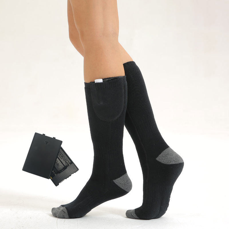 Chaussettes Chauffantes Rechargeables - Température Réglable