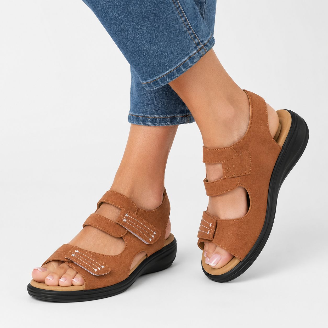 Orthopédiques Sandales Femmes - Confortables Ergonomiques Sandales d'été