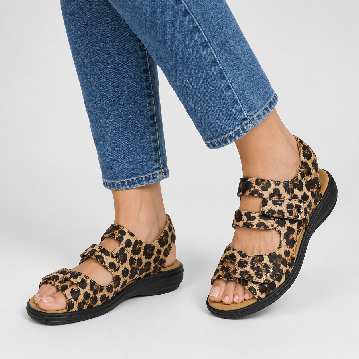 Orthopédiques Sandales Femmes - Confortables Ergonomiques Sandales d'été